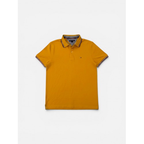 Tommy Hilfiger Ανδρικό Mustard Polo Shirt M